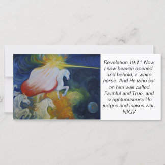 Rev. 19:11-Schriftkarte, Rückkehr des Königs
