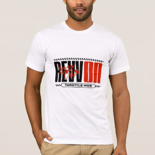 Rev auf Auto-Grafik-T-Shirt T-Shirt