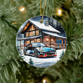 Rev Up for Holidays: JDM Edition Christmas Keramik Ornament