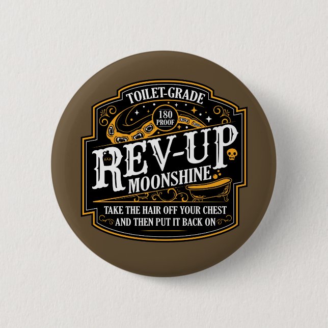 Rev-Up-Moonshine | Dungeon Crawler Carl Button (Vorderseite)