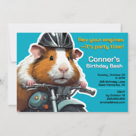 Rev your engines—it’s party time! invitation einladung