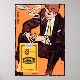 REVAL CIGARETTES Naturrein Cigaretten German Ad Poster