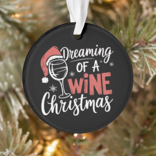 Rêvant d'une fête de Noël au vin, humour drôle