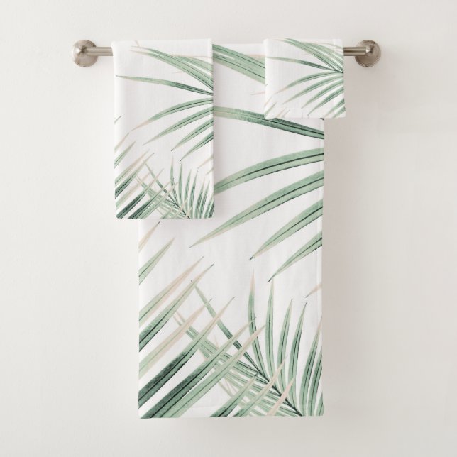 Rêve des Feuilles de palmiers verts #3 #tropical # (En situation)