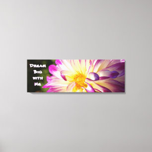 Rêve Grand avec Moi Toile Impression d'Art Inspira
