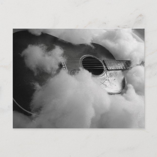 rêve guitare Carte postale (Devant)