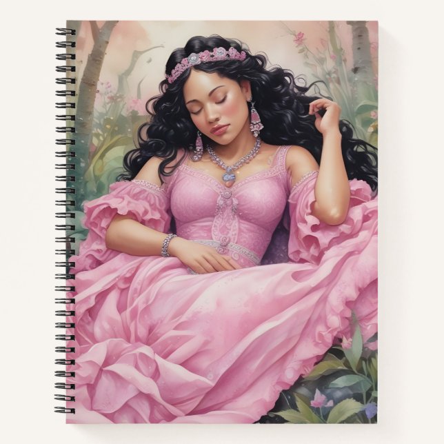 Rêve Rose Notizbuch (Vorderseite)