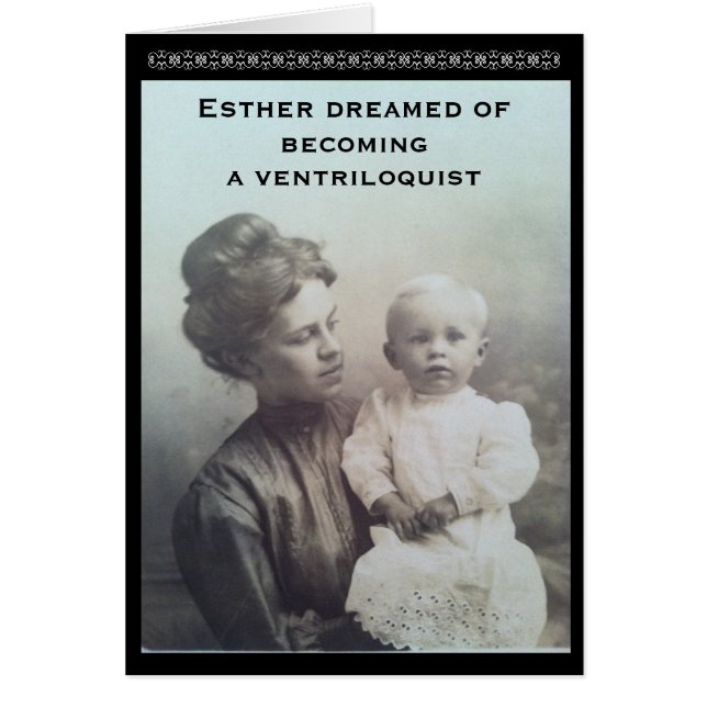 Rêve ventriloquiste Vintage (Devant)