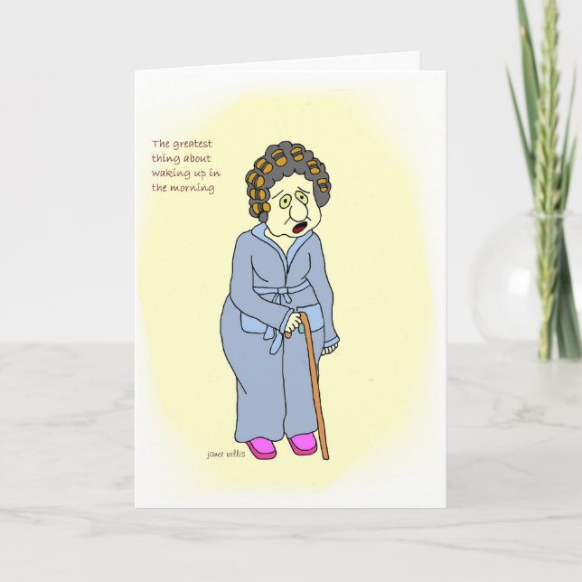 Réveiller la carte d'anniversaire (Devant)