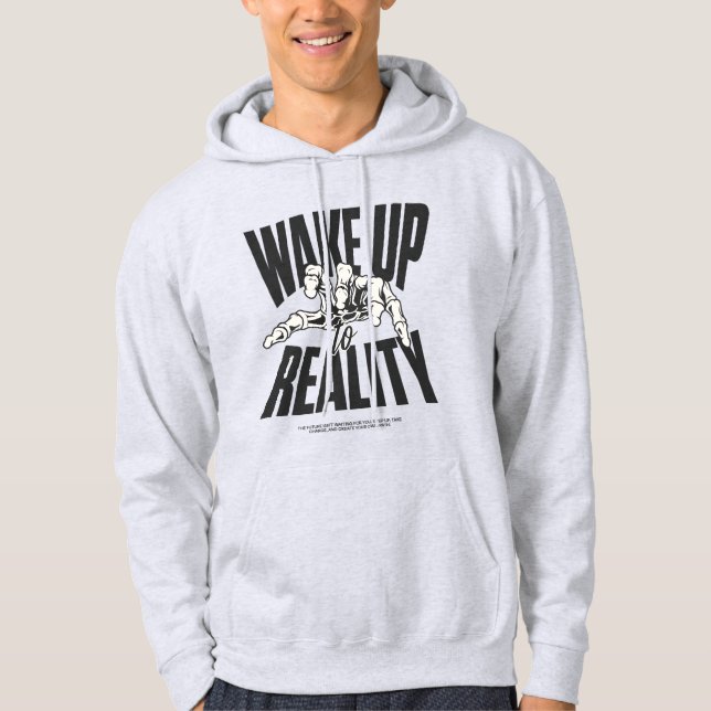 Réveillez-Vous Avec La Réalité | Sweat - shirt à c (Devant)