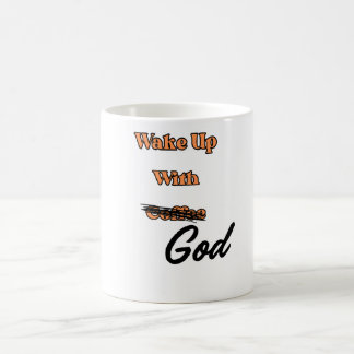 Réveillez-vous avec la tasse de café chrétien de D