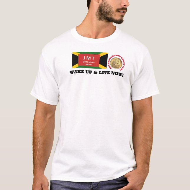RÉVEILLEZ-VOUS ET LIVE JMT T-Shirt de base pour ho (Devant)
