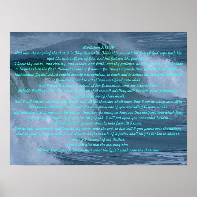 Revelation 2:18-29 poster (Vorne)