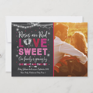 Révélation de la Faire-part de grossesse de Valent