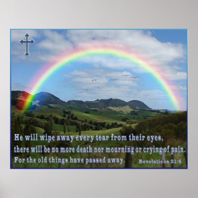 Revelations scripture 21:4  poster (Vorne)