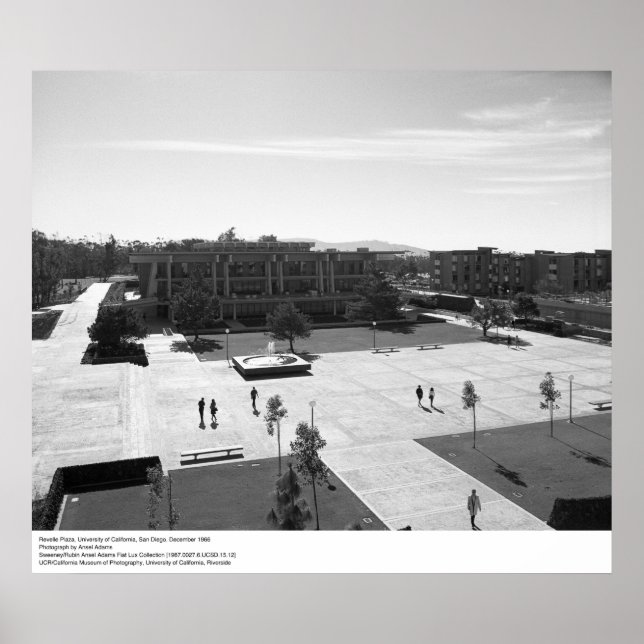 Revelle Plaza, UC San Diego, 1966 Poster (Vorne)