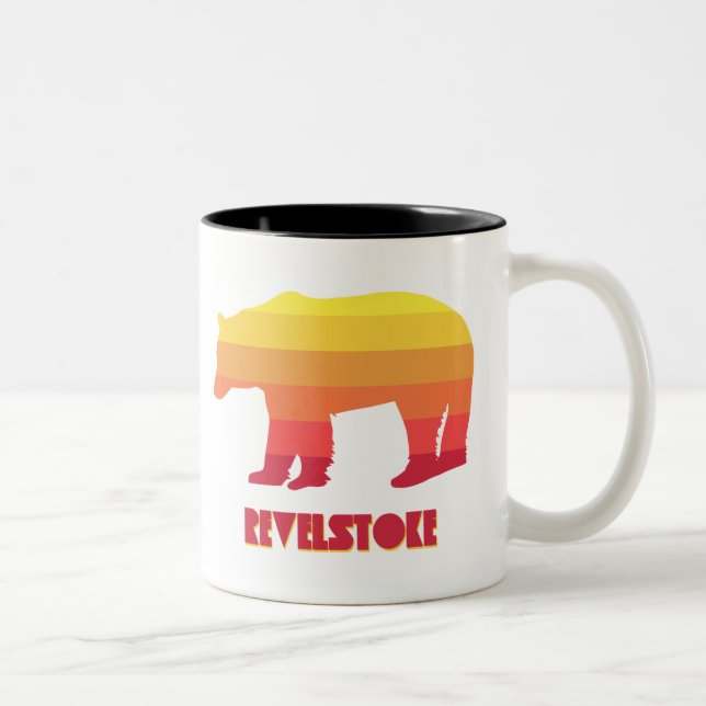 Revelstoke Bear Zweifarbige Tasse (Rechts)