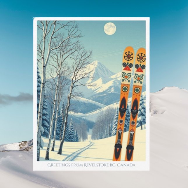 Revelstoke British Columbia Canada ski Postcard Postkarte (Von Creator hochgeladen)