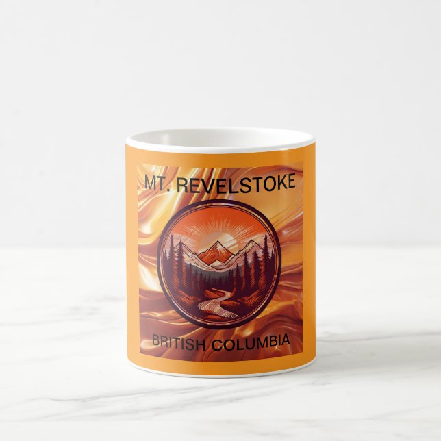Revelstoke British Columbia Kaffeetasse (Mittel)