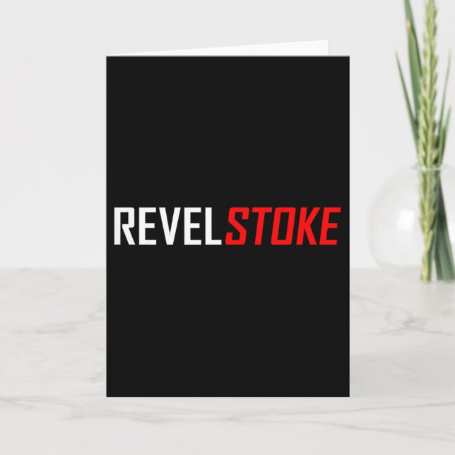 Revelstoke, British Columbia  Karte (Vorderseite)