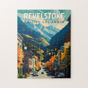 Revelstoke Kanada Reise Kunst Vintage