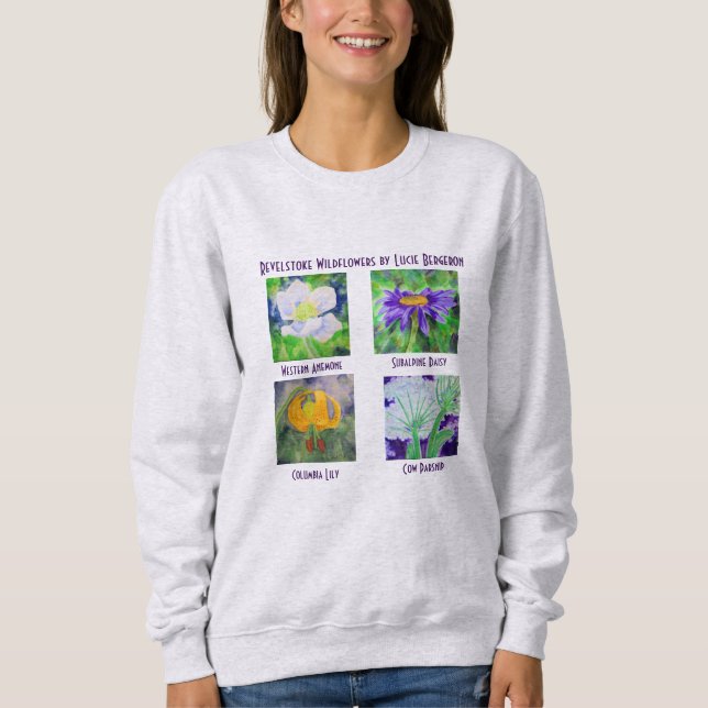 Revelstoke Wildblumen Sweatshirt (Vorderseite)