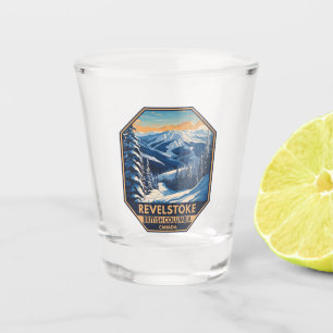 Revelstown Canada Winter Vintag Schnapsglas