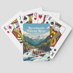 Reventazón Pascua Fluss Chile Spielkarten