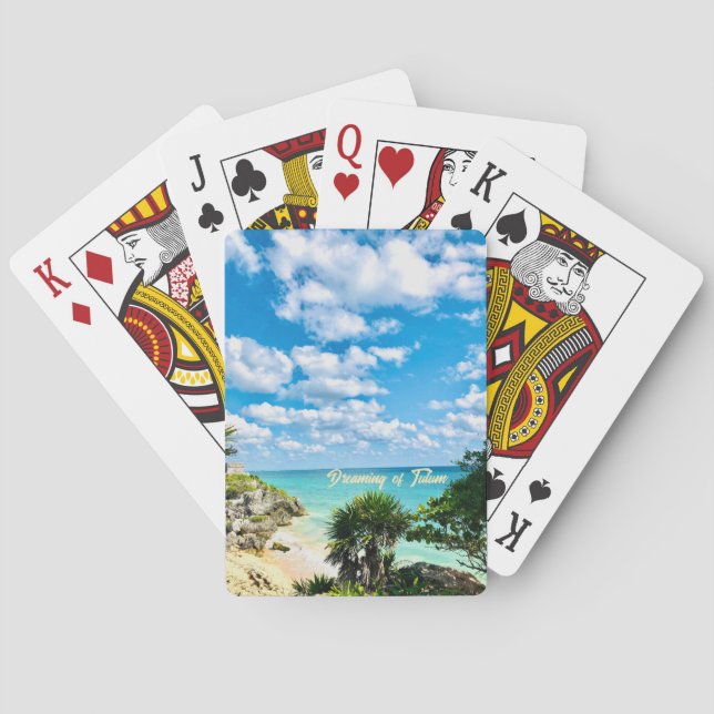 Rêver de cartes de jeu Tulum (dos)