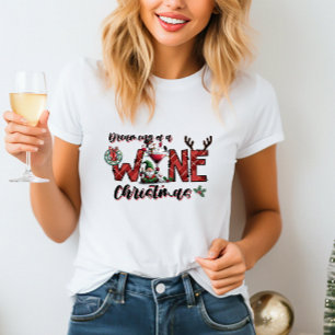 Rêver d'un T-shirt de Noël de vin