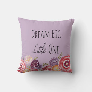 Rêver Grand Petit Oreiller Fleur Violet Jeu de Fle