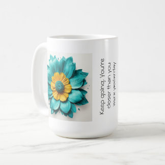 Rêver grand, travailler dur ( Conception de Mug )