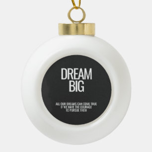 Rêver gros boule en céramique Ornament