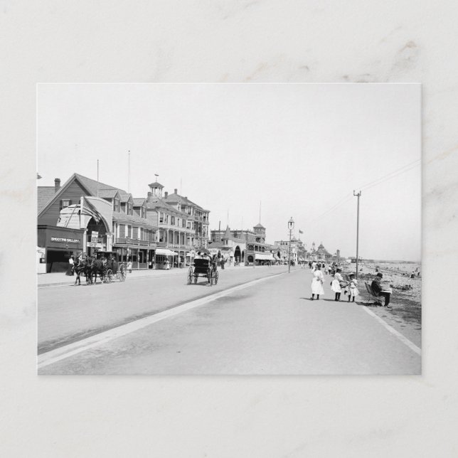 Revere Beach, Mass., 1905 Postkarte (Vorderseite)