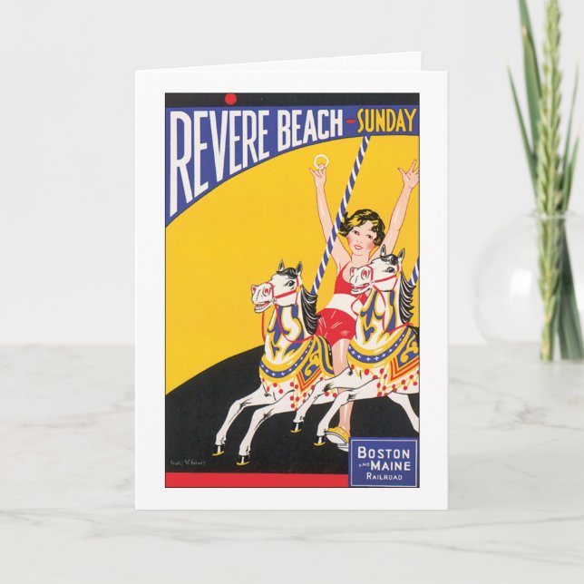 Revere Beach Sunday Karte (Vorderseite)