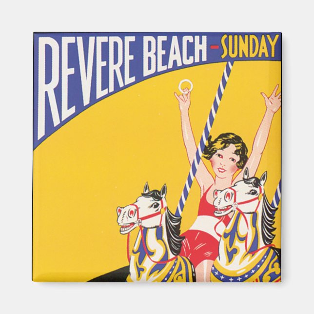 Revere Beach Sunday Magnet (Vorne)