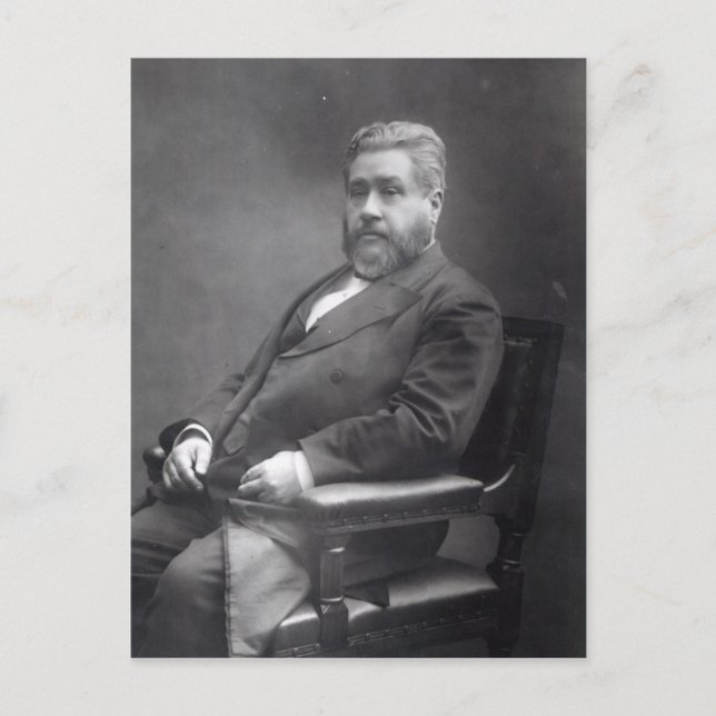 Reverend Charles Haddon Spurgeon Postkarte (Vorderseite)