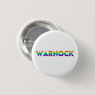 Reverend Warnock Georgia Senat Runoff Stolz lgbt Button