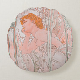Reverie du Soir (1899) Rundes Kissen