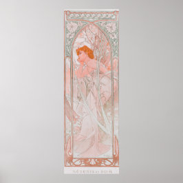 Reverie du Soir (1899) von Alphonse Mucha Poster