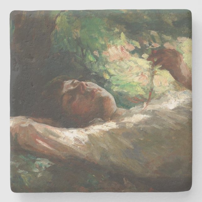 Reverie (von Ipolit Strâmbu) Steinuntersetzer (Vorderseite)
