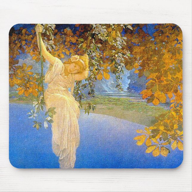 Reveries - von Maxfied Parrish Mousepad (Vorne)