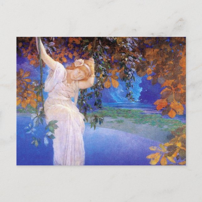 Reveries von Maxwell Parrish Postkarte (Vorderseite)