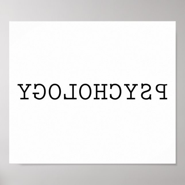 Reverse Psychology Poster (Vorne)