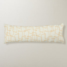 Reverse Soft Gold Retro Geometrisches Muster Seitenschläferkissen