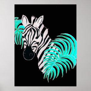 Reverse Zebra - Invertierte Printwerbung Poster