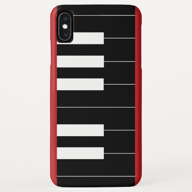 Reversed Piano Keys Case-Mate iPhone Hülle (Rückseite)