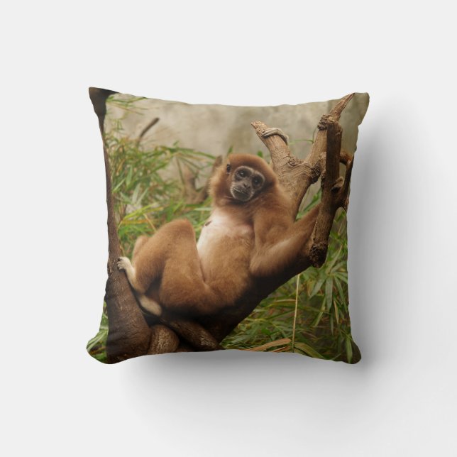 Reversible Affen auf einem Kissen (Vorderseite)