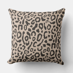 Reversible Animal Print Fashion Pillow Kissen