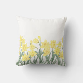 Reversible Aquarellfarbstoff Ditzy Floral Throw Kissen